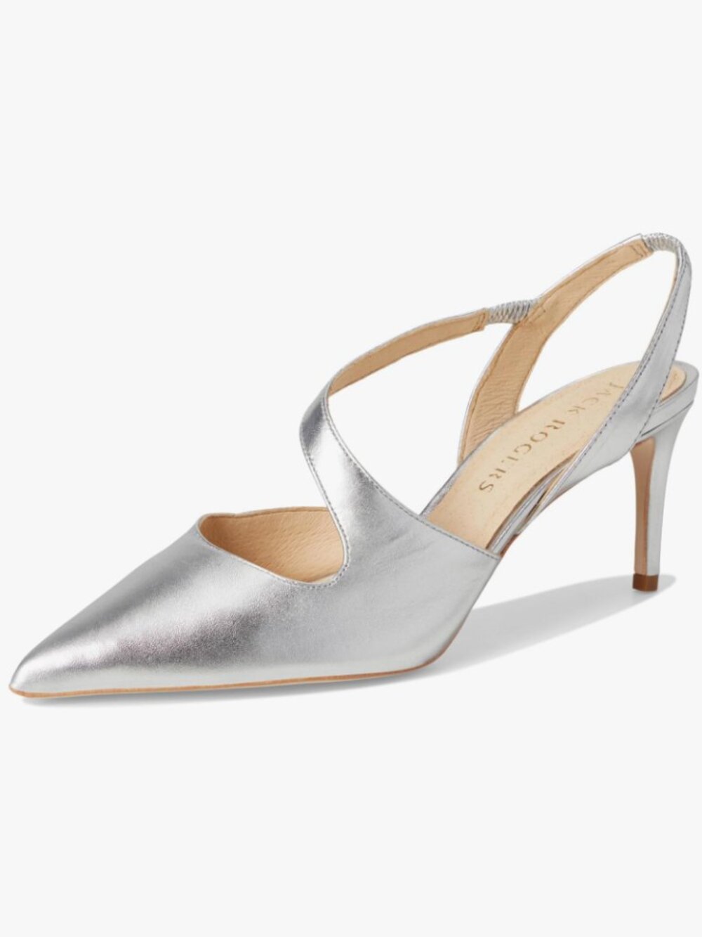 [NWT / Never Worn]  Ansley Pump in Silver — Size 8 Jack Rogers